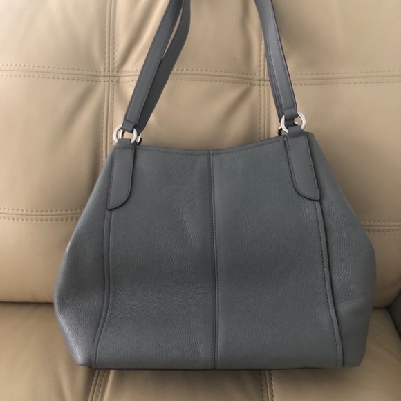 Michael Kors Handbag - Gray Leather - Picture 2 of 5